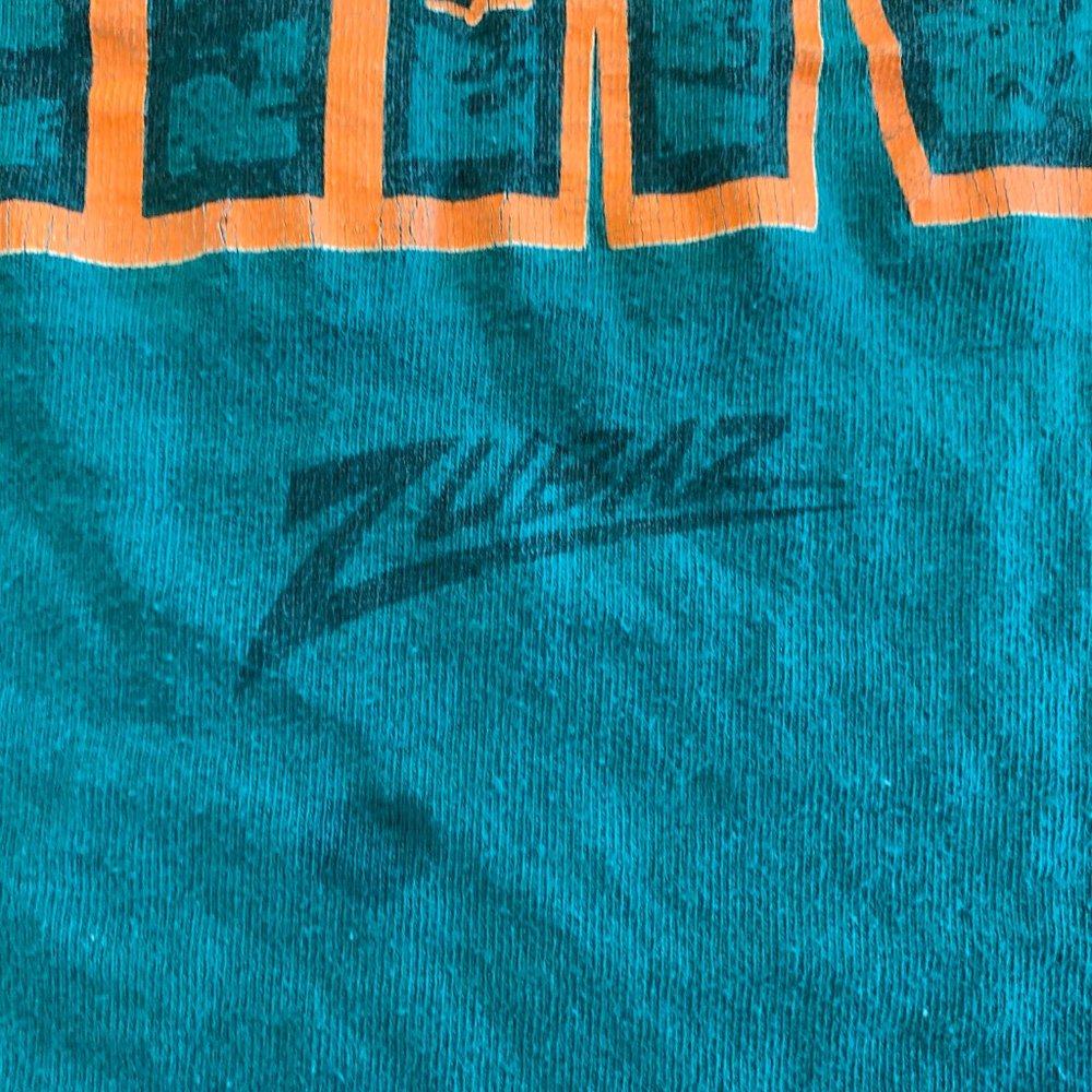Vintage Zubaz NFL Miami Dolphins Shirt Sz. L - Picture 7 of 8
